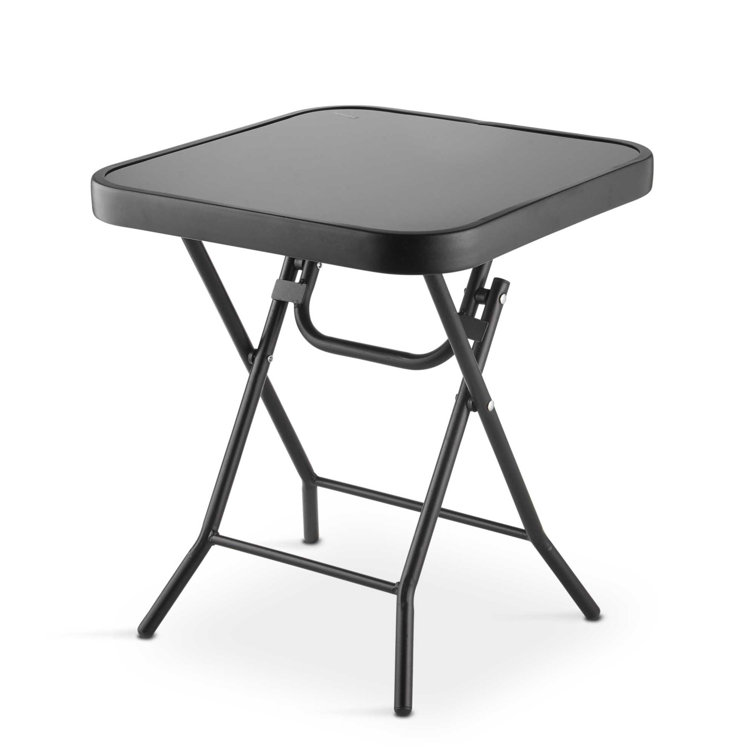 Ebern Designs EmmieLouise Folding Metal Side Table Wayfair.co.uk